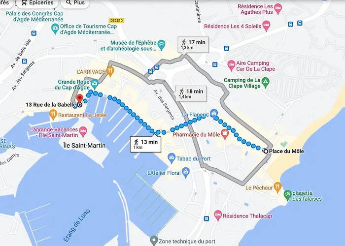 Port Brescou, T3 En Duplex Climatise, Superbe Vue Sur Le Port Apartment Agde